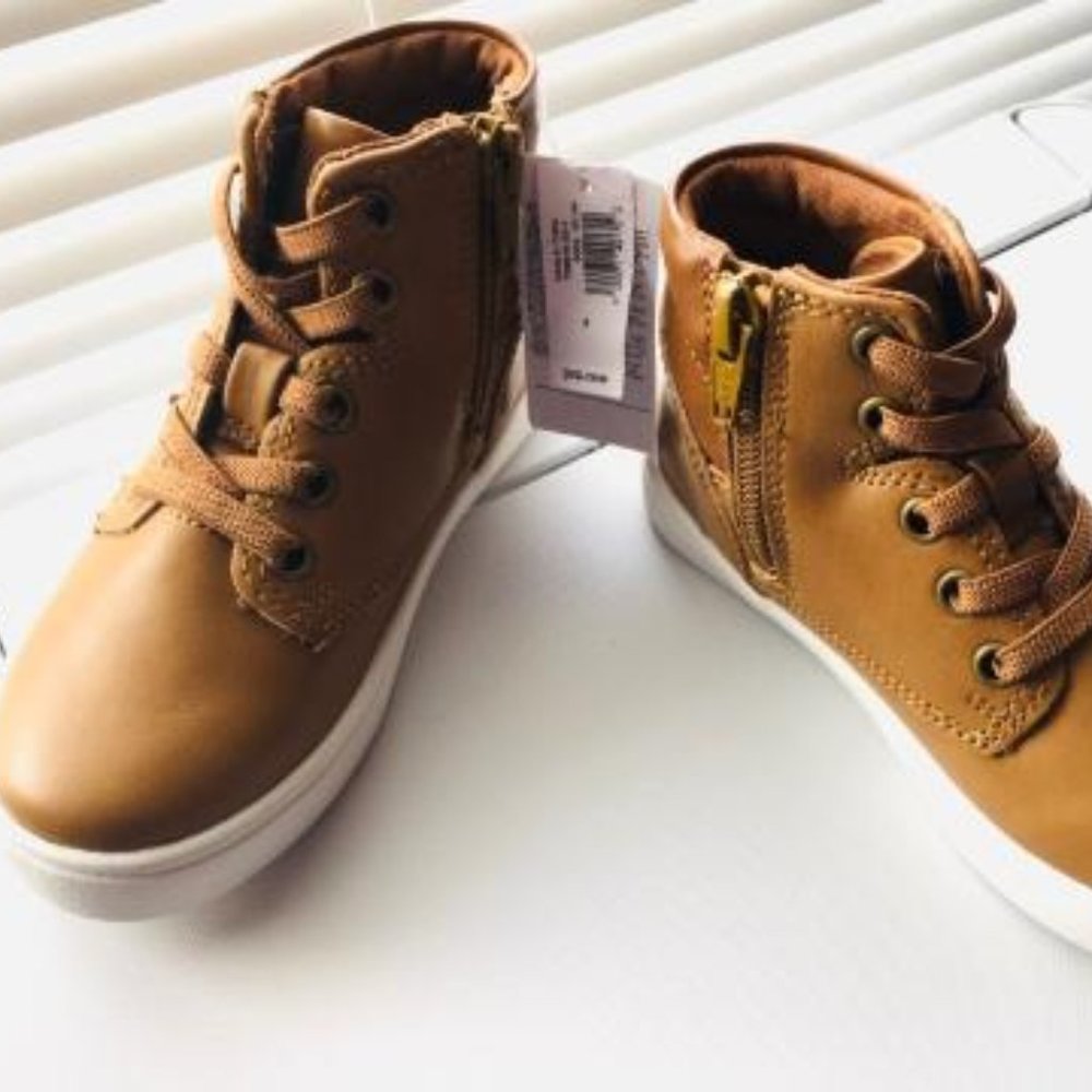 babyGap Toddler Worker Boots, size 8, worker brown